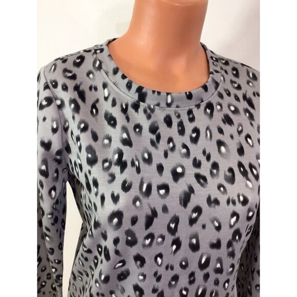 Gaiam Athletic Leopard Top Womens XS New - Picture 2 of 7